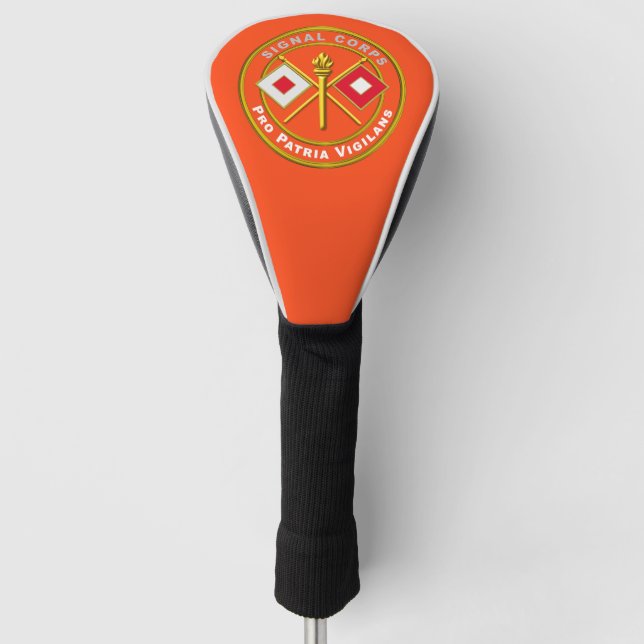 Signal Corps  Golf Head Cover (Front)