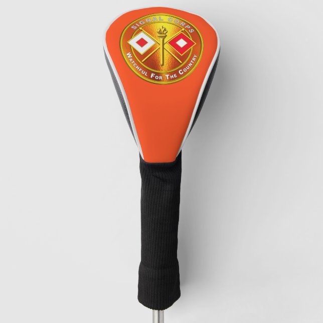 Signal Corps  Golf Head Cover (Front)