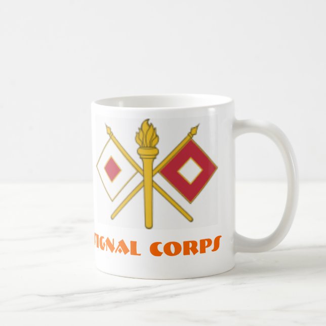 signal corps, Signal Corps Coffee Mug (Right)