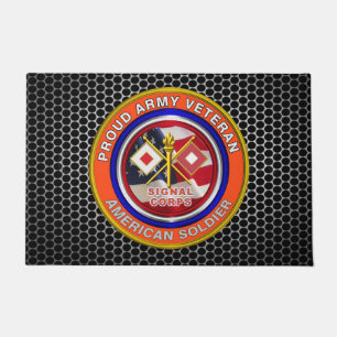 Signal Corps Veteran  Doormat