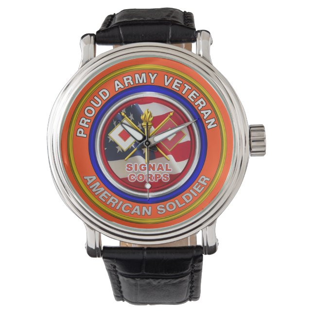 Signal Corps Veteran  Watch (Front)