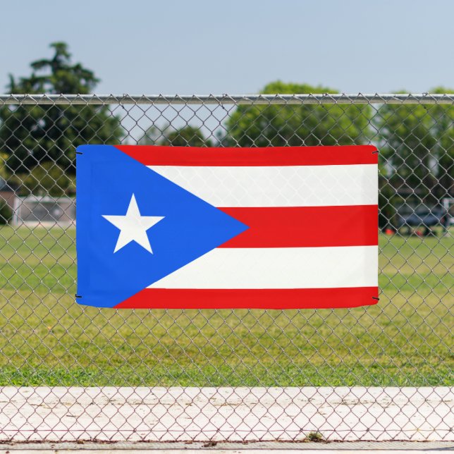 Signal de bannière personnalisée Porto Rico (Insitu)