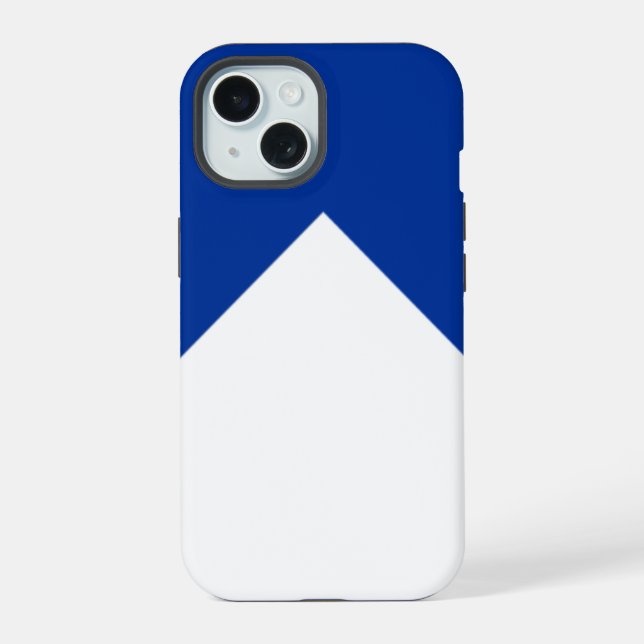 Signal flag Alpha iPhone 15 Case (Back)