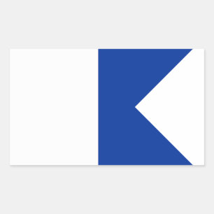 Signal flag Alpha Sticker