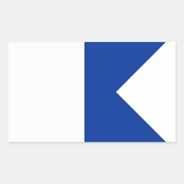 Signal flag Alpha Sticker (Front)