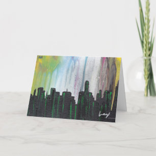 "Signal" Happy Birthday Greeting Card