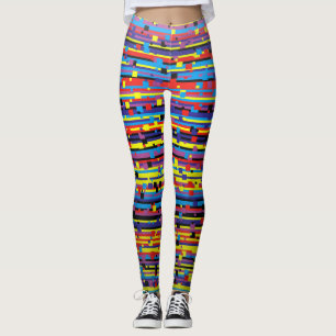 Signal Loss Noise Pattern Leggings
