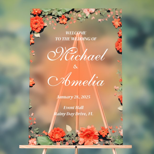 Signal Mariage de bienvenue italien Coucher de sol (Neutre)