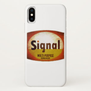 Signal Multi-purpose Grease vintage weathered sign Case-Mate iPhone Case