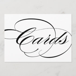 Signalisation de boîte de carte pour décoration de