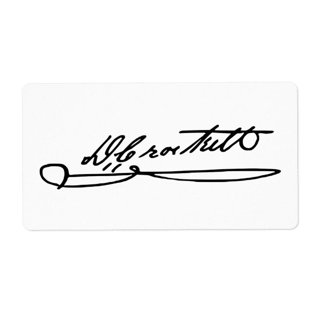 Signature Autograph of Davy Crockett (Front)