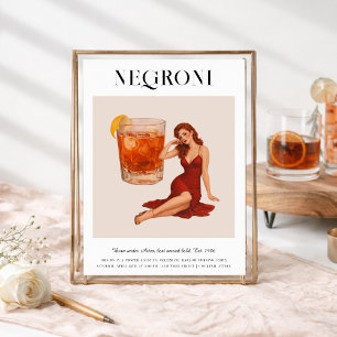 Signature Cocktail   Aries Zodiac Birthday Invitation