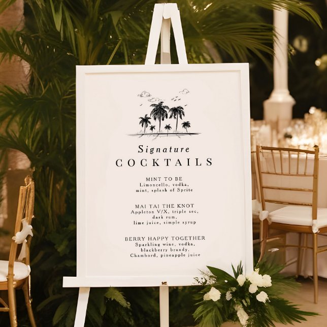 Signature Cocktail Menu Poster (Creator Uploaded)