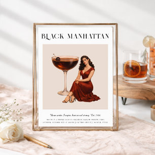 Signature Cocktail Scorpio Zodiac Birthday Invitation