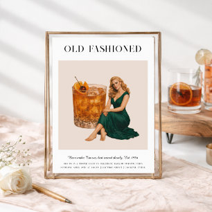 Signature Cocktail Taurus Zodiac Birthday Invitation