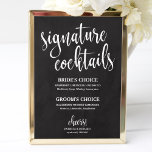 Signature Cocktails Chalkboard Wedding Sign<br><div class="desc">A simple chic calligraphy wedding signature cocktails sign. I do offer a free customization service,  if you have any questions or special requests,  please feel free to contact me.</div>