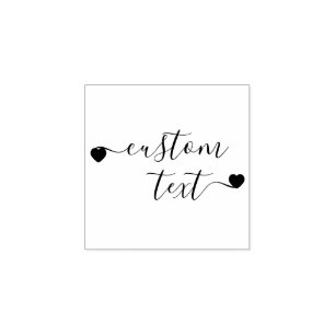 Signature Custom Text Rubber Stamp