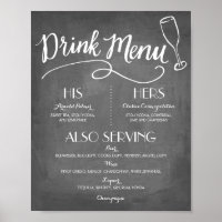 Signature Drink Menu | Wedding Decor
