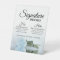 Signature Drinks Elegant Dusty Blue Rose Wedding