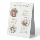 Signature Drinks Elegant Gold Pet Wedding 3 Photos
