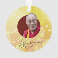 Signature du 14e Dalaï Lama