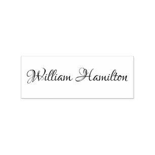 Signature Elegant Personalized Rubber Stamp