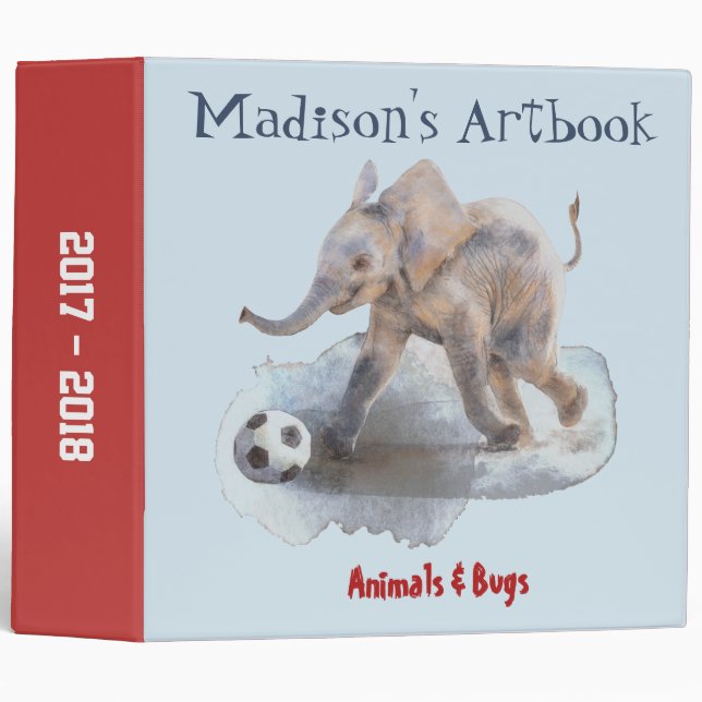 Signature faite sur commande 2" d'Avery classeur (Devant/Côté)