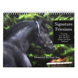 Signature Friesian Stallions Calendar