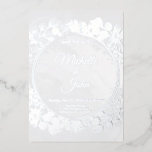Signature Greeny Faire-part de mariage Floral