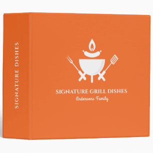 Signature grill dishes Grill Icones Binder