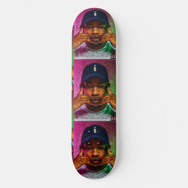 Signature Kendrick Custom Pro Park Board Skateboard (Front)