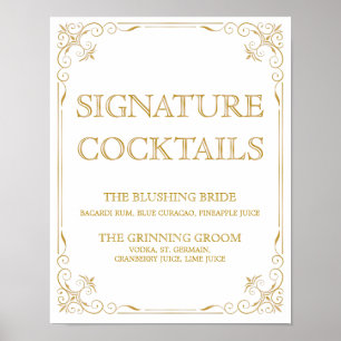 Signature Mariage de cocktails   Gatsby Art Déco