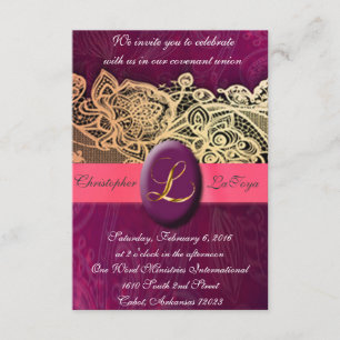 Signature: Matte 3.5" x 5", Standard white envelop Invitation