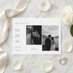Signature Moments Wedding Save The Date Card.
