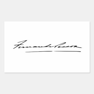 Signature of Fernando Pessoa Sticker