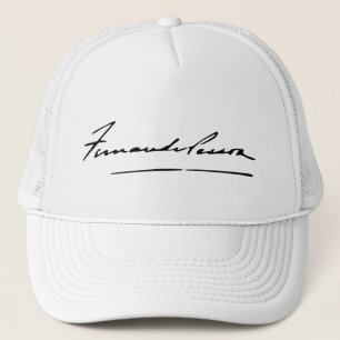 Signature of Fernando Pessoa Trucker Hat