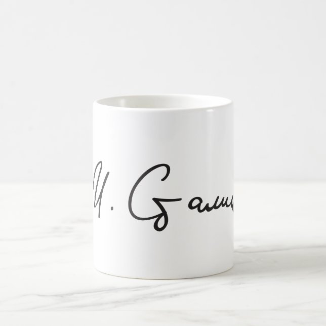 Signature of Soviet Union Premier Joseph Stalin Coffee Mug (Center)