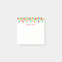 Signature Polka Dots Personalized Post-It Notes