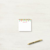 Signature Polka Dots Personalized Post-It Notes (On Desk)