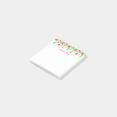 Signature Polka Dots Personalized Post-It Notes (Angled)