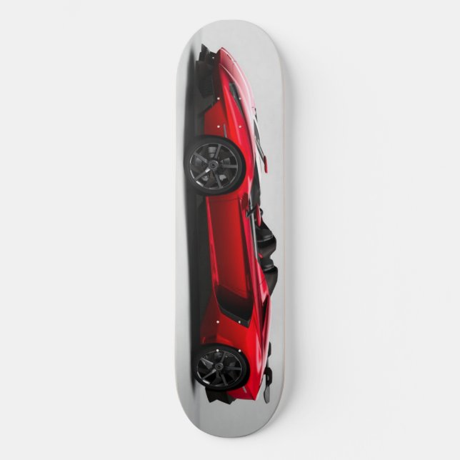 Signature Race Car Custom Pro Slider Board Skateboard (Front)