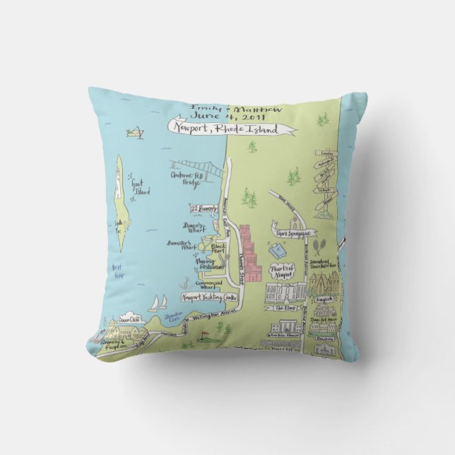 Signature Rhode Island Pillow (Front)