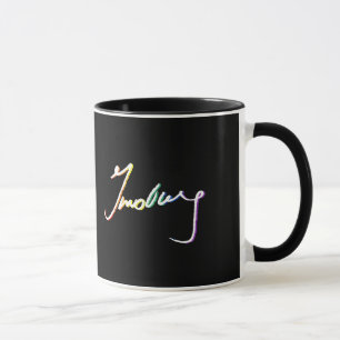 Signature Ruth Bader Ginsburg Pride Rainbow -- LGB Mug