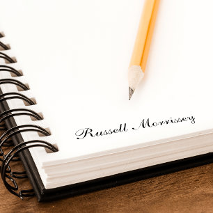 Signature Script Self-inking Stamp