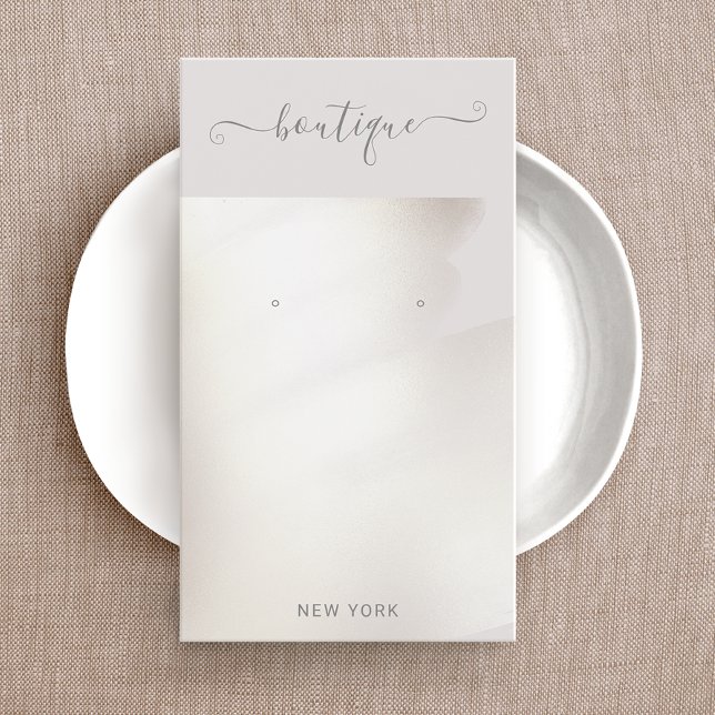 Signature Script Silver Watercolor Earring Display (Creator Uploaded)