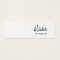 Signature  Script Stud Earring  Display Card