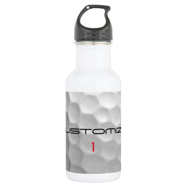 Signature Series 1 Personalized Golf Ball Gifts 532 Ml Water Bottle (Front)