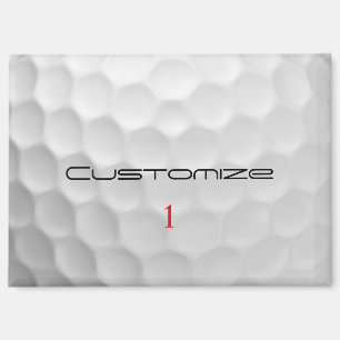 Signature Series 1 Personalized Golf Ball Gifts Magnet