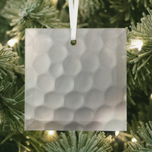 Signature Series Golf Ball Gifts Glass Ornament