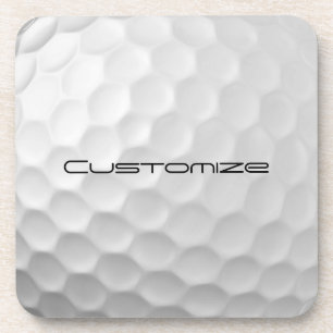 Signature Series Personalized Golf Ball Gifts Coaster
